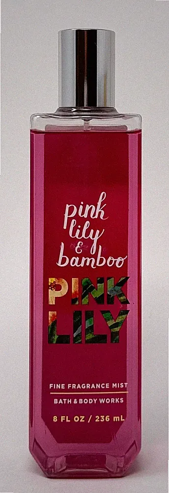 1 NEW RARE BATH & BODY WORKS PINK LILY BAMBOO FINE FRAGRANCE MIST BODY SPRAY 8OZ