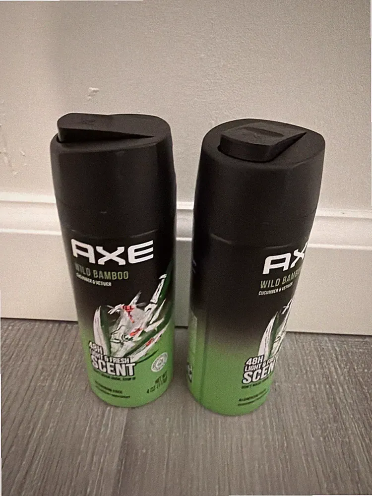 Axe Wild Bamboo 48H Deodorant Body Spray 4 oz (Lot Of 2)