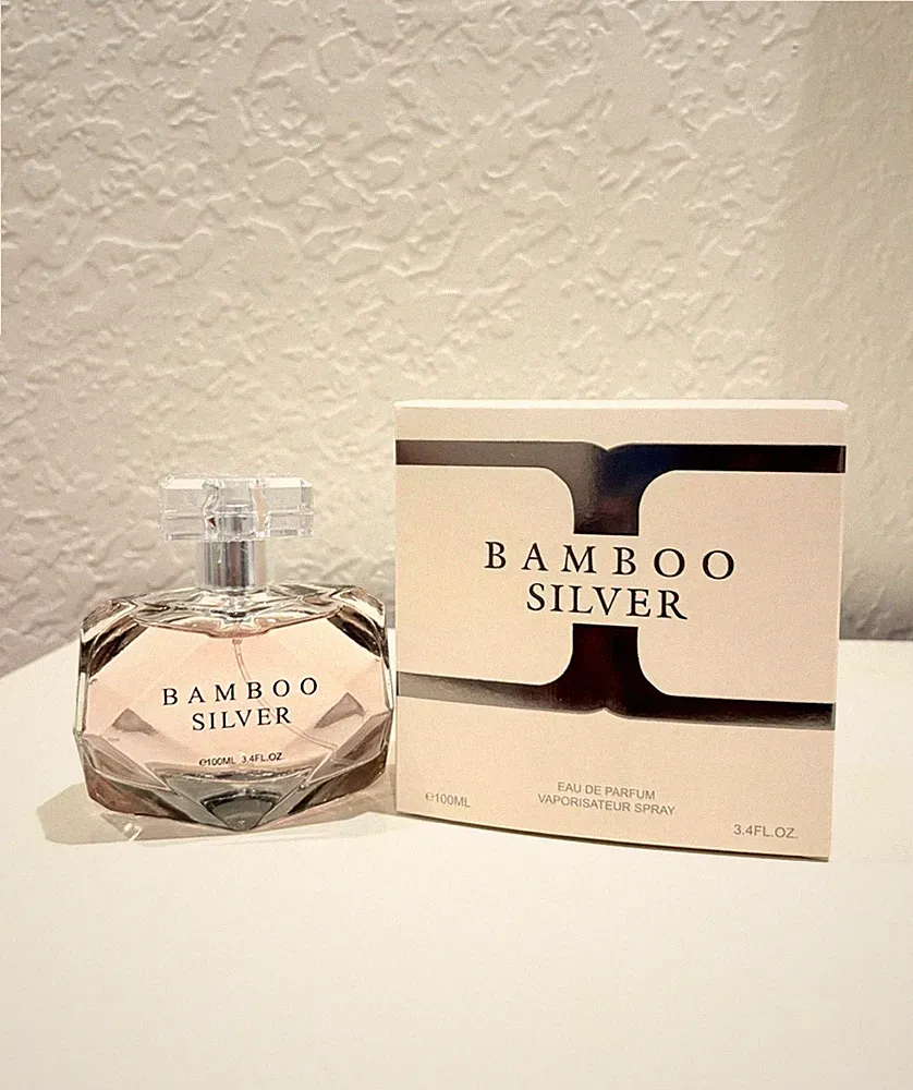 BAMBOO SILVER WOMENS PERFUME EAU DE PARFUM 3.4FL.OZ 100mLe (BRAND NEW)