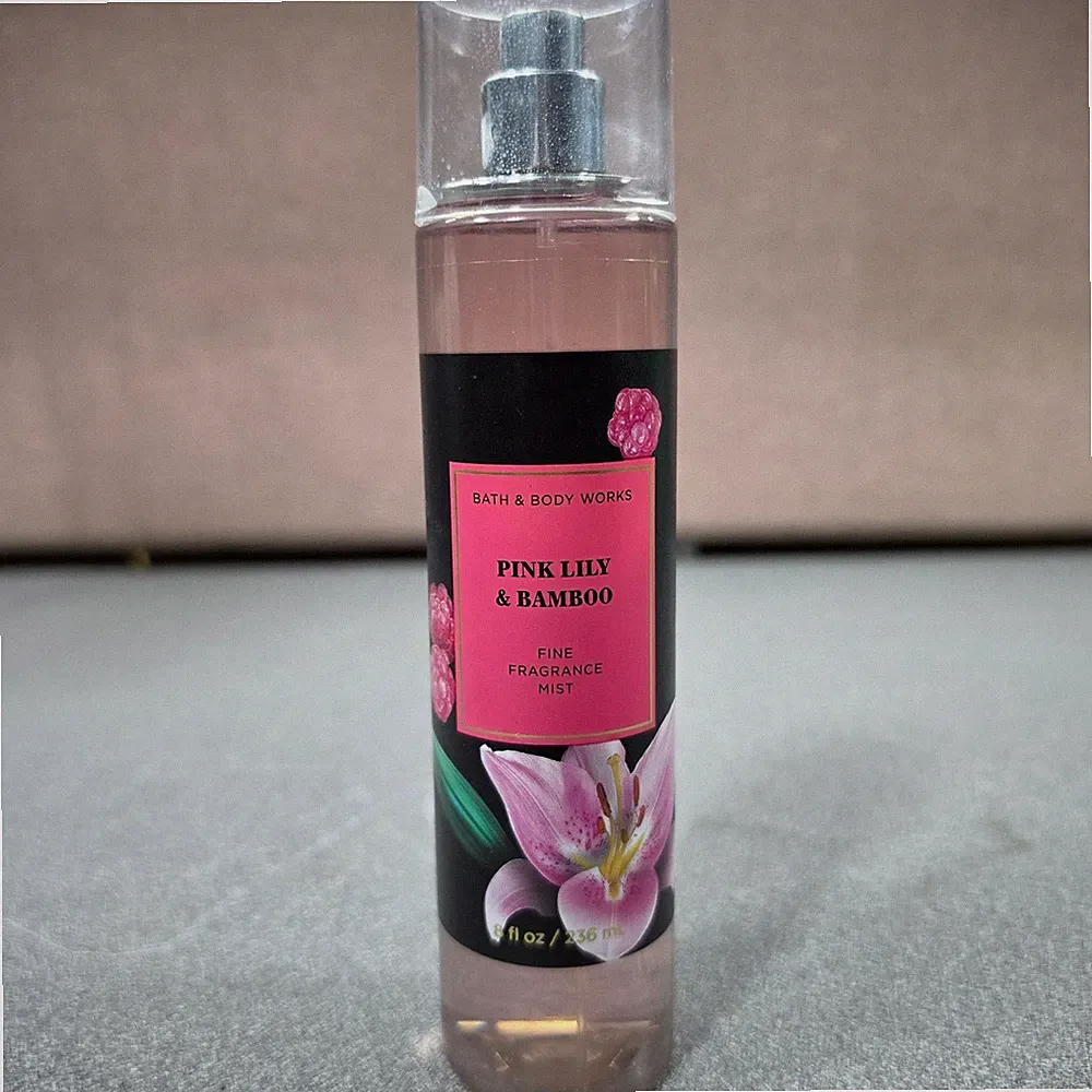 Bath & Body Works Fragrance Mist Womens 8oz Pink Lily & Bamboo Spray