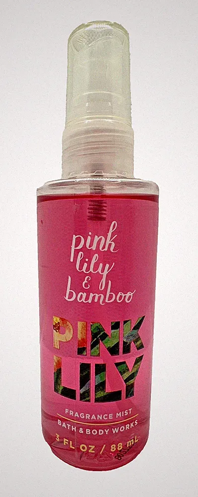 Bath & Body Works Pink Lily & Bamboo Travel Fragrance Mist 3 Oz