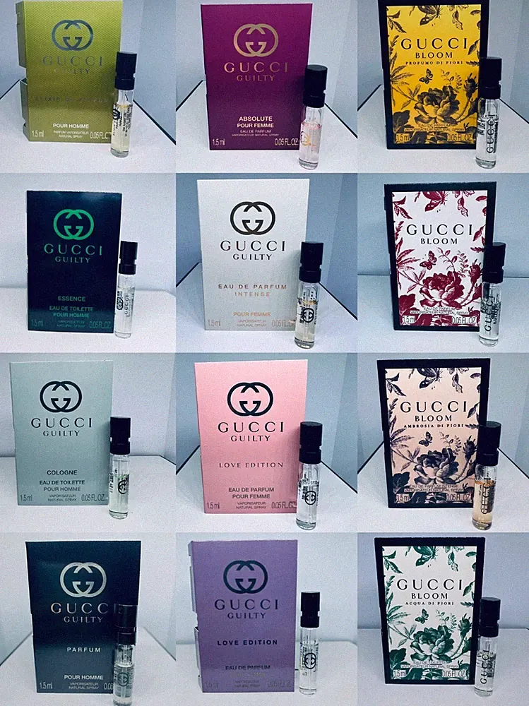 Gucci Perfume Sample Vials 1.5ml / 0.05oz -Choose Your Scent & Combined Shipping