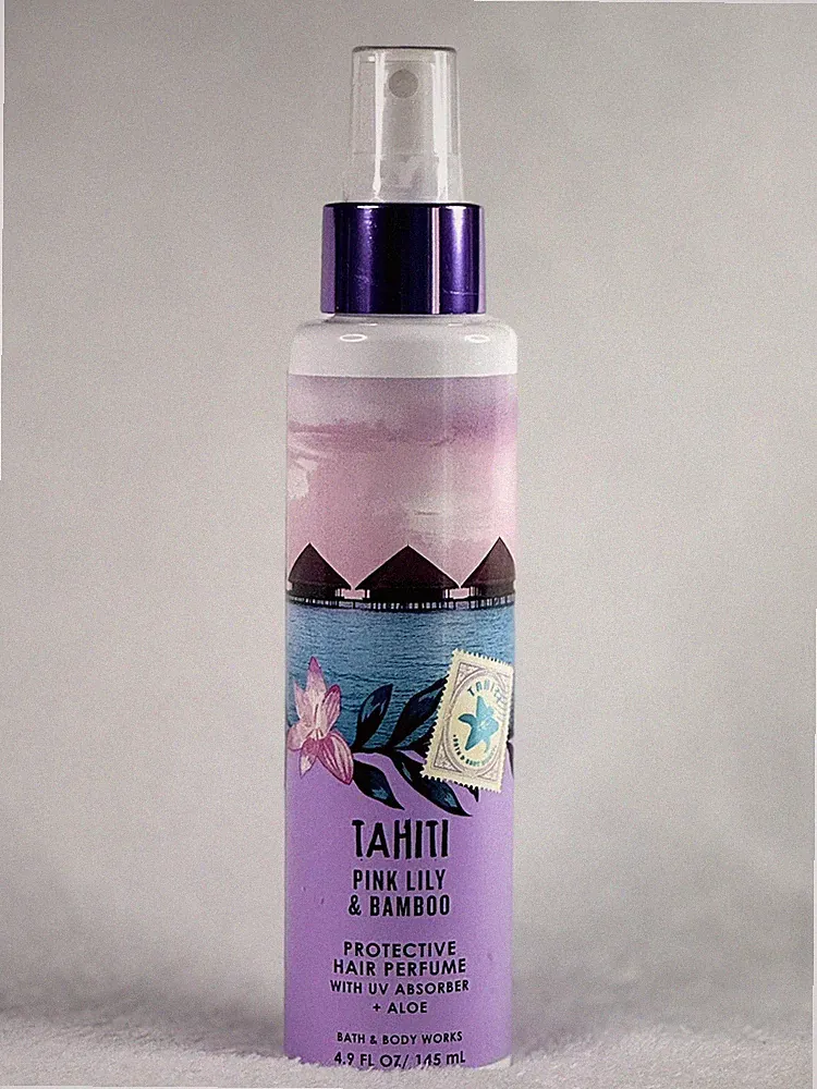 Tahiti Pink Lily Bamboo Protective Hair Perfume Mist 4.9 oz (RETIRED/RARE)